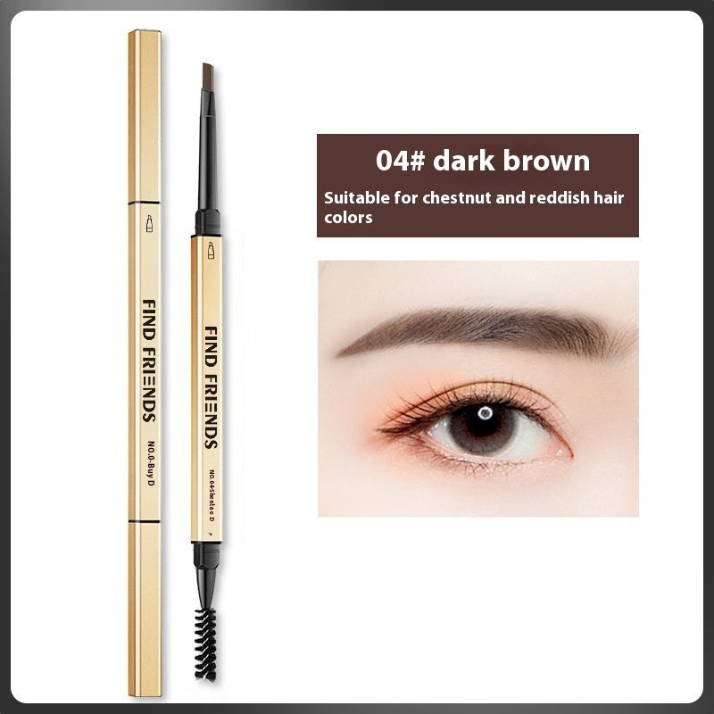 Waterproof Smear-proof Double-headed Automatic Eyebrow Pencil