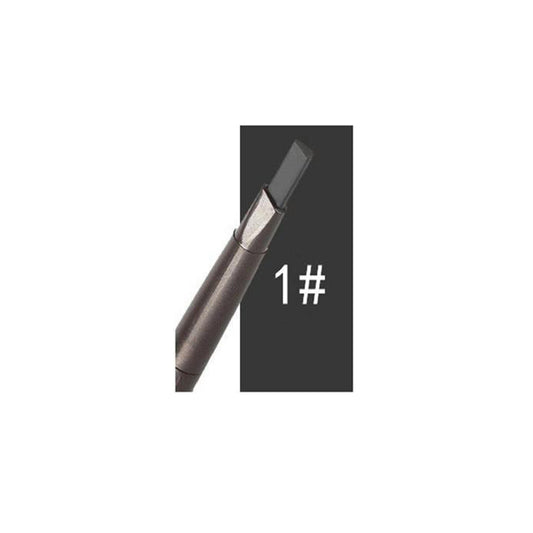 Automatic rotating eyebrow pencil with double head
