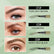 Two Fork Eyebrow Pencil Waterproof Not Smudge Very Fine Liquid Eyeliner