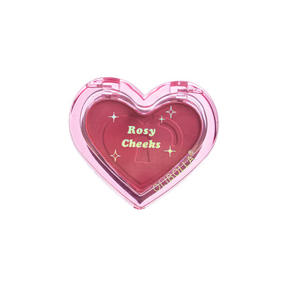 Peach Heart Blush Contour Compact Not Easy To Fly