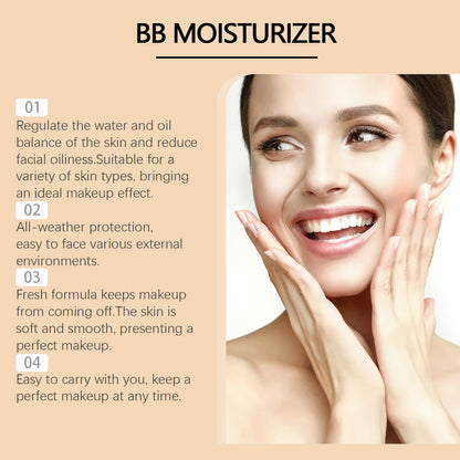 Protective BB Cream Concealer Lightweight Liquid Foundation