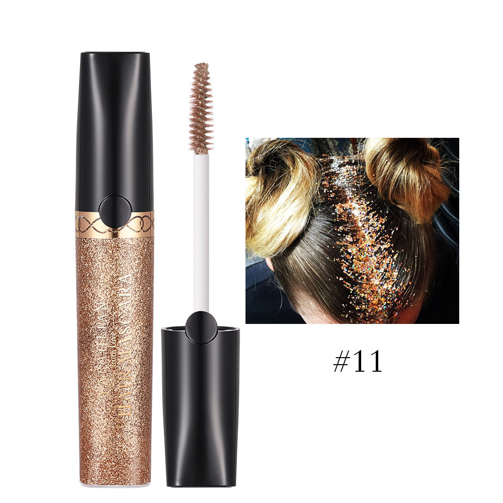 Pearlescent Hair Color Sequin Gel Twelve Colors