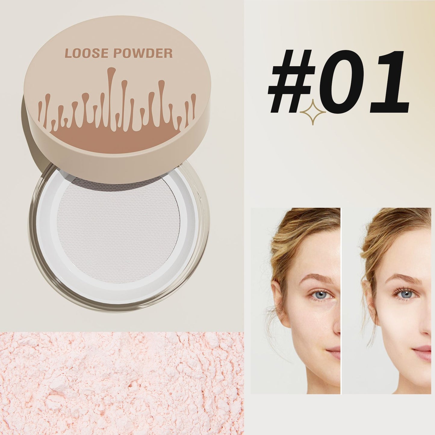 Pearlescent Face Powder Mist-sensitive Oil Control Concealer