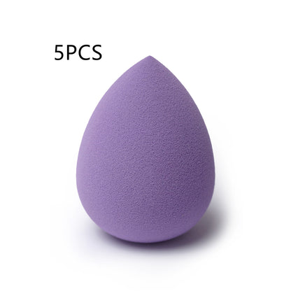 Solid Color Household Water Droplet Makeup Sponge Powder Puff