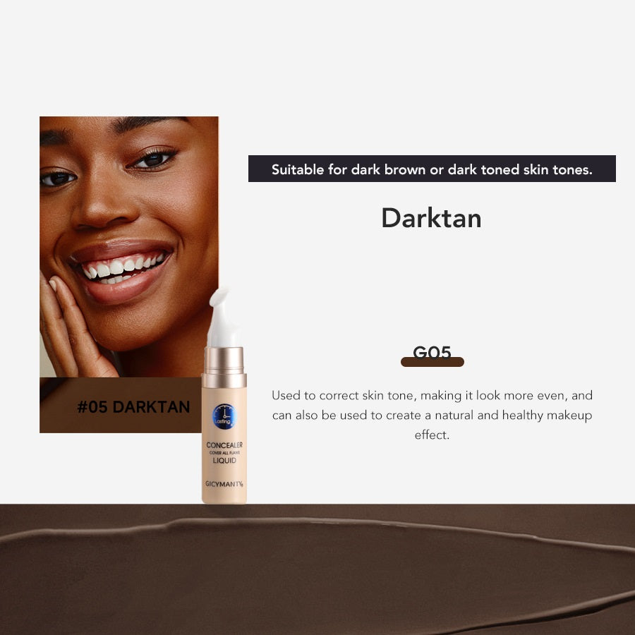 Matte Moisturizing Light Acne Marks Freckle Repair Brightening Liquid Concealer