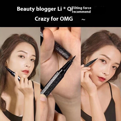 Starry Sky Eyeliner Waterproof Sweat-proof Long Lasting Non Smudge Hard Head