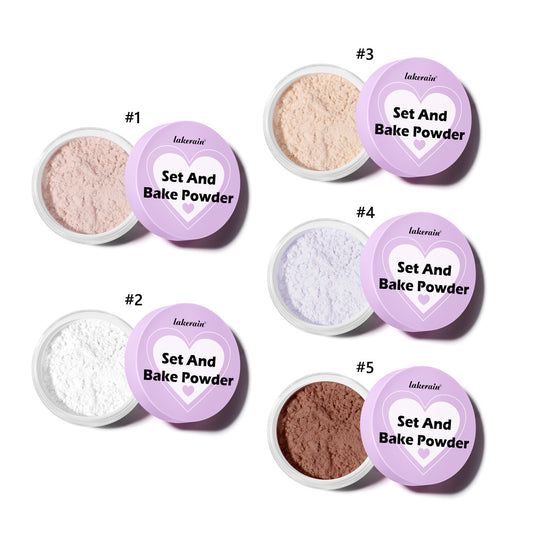 Long-lasting Concealer Waterproof And Sweatproof Smear-proof Makeup Baking Finishing Powder Face Powder