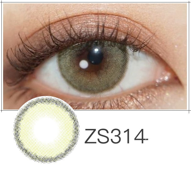 Beauty Pupil Male Students Natural Blue Male Gray Myopia Brown