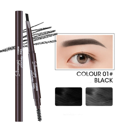 Triangular Double Head Auto-rotating Eyebrow Pencil