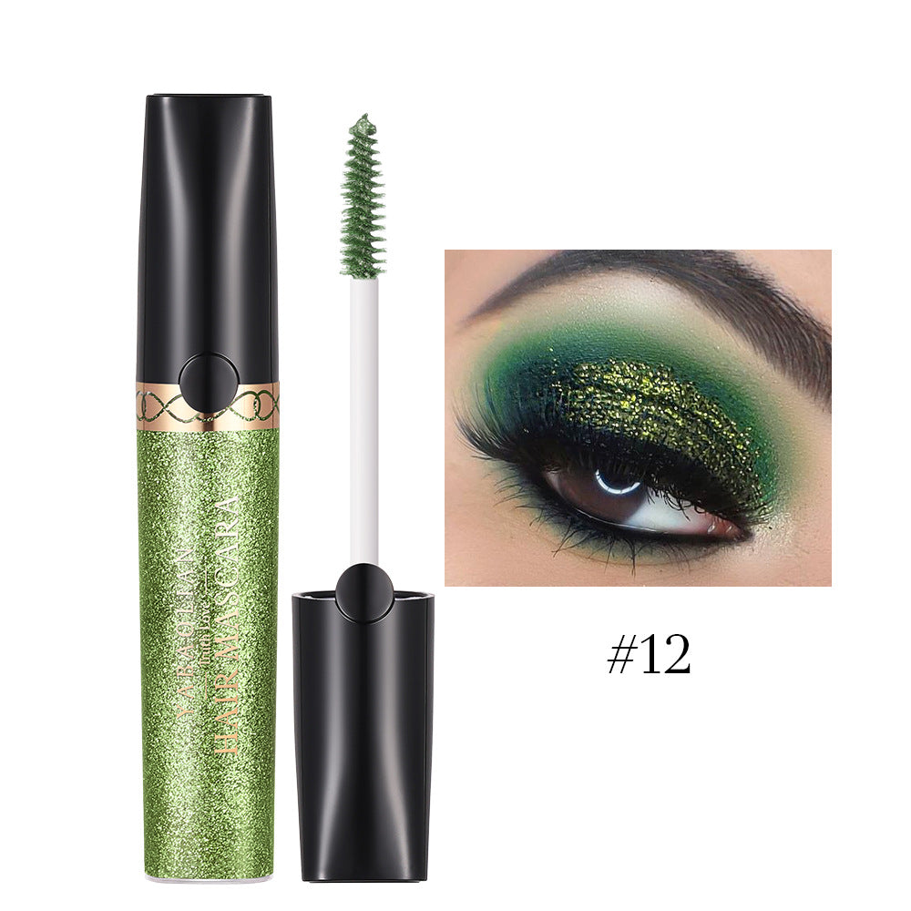 Pearlescent Hair Color Sequin Gel Twelve Colors