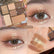 7 Color Eye Shadow Tangram Funny Eye Shadow Plate Gray