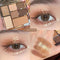7 Color Eye Shadow Tangram Funny Eye Shadow Plate Gray