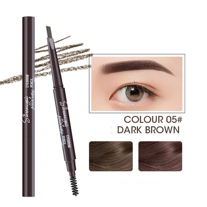 Triangular Double Head Auto-rotating Eyebrow Pencil