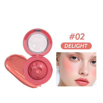Long-Lasting Moisturizing Lip And Cheek Dual-use Cream Makeup