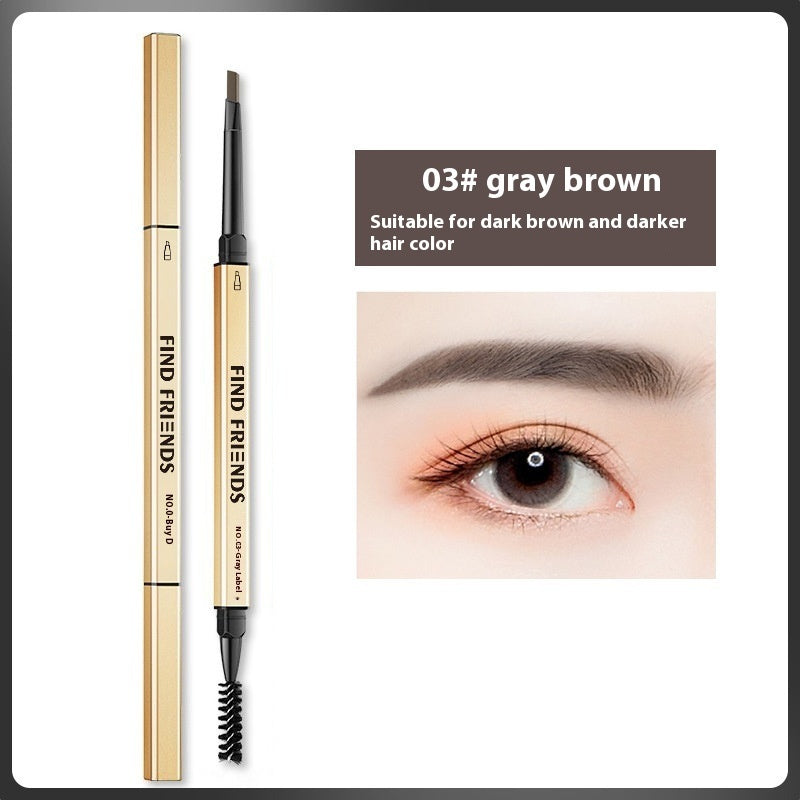 Waterproof Smear-proof Double-headed Automatic Eyebrow Pencil