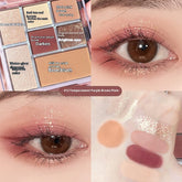 Seven Colors Eye Shadow Plate Earth Colors Shimmer Matte Makeup