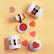 Heart-shaped cushion blush