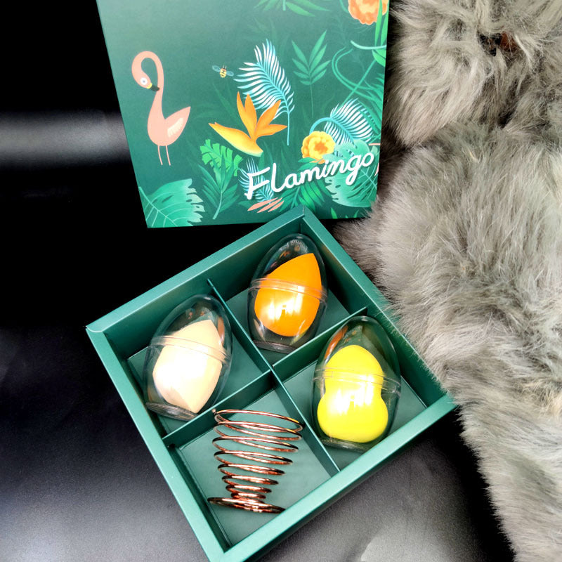 Outil de maquillage Egg Shell Plus à support métallique