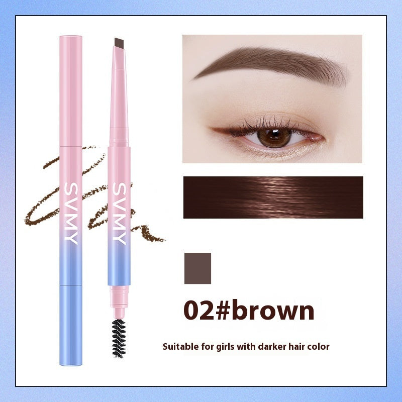 Small Triangle Eyebrow Pencil Not Smudge Double-headed Novice