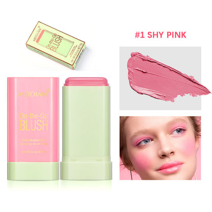 High-gloss Portable Solid Blush Cream