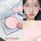 Cha Cha Peach Heart Monochrome Blush Low Saturation