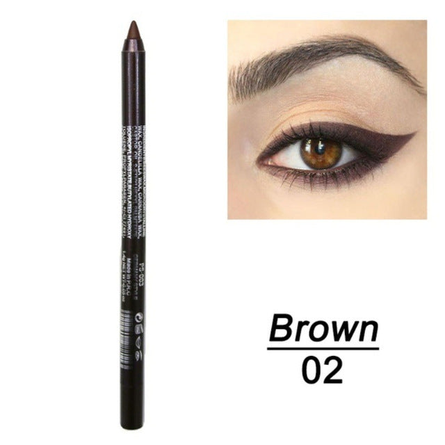 1 Pc Long-lasting Eyeliner Pencil Waterproof 14 Colors