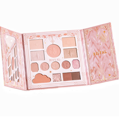 Time Eyeshadow Palette Highlight Blush One Matte Glitter