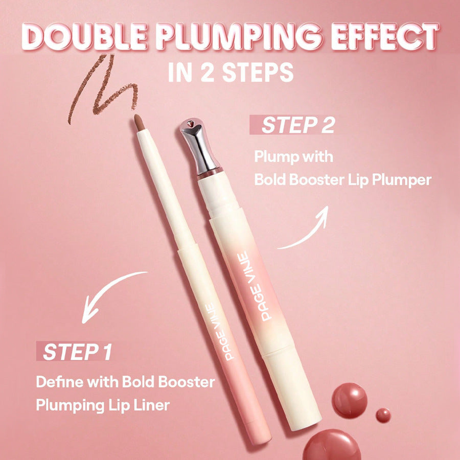 Cross-border Beauty PAGE VINE Smart And Fine Lip Liner Smooth And Quick-drying Long Lasting Waterproof No Stain On Cup Lip Pencil