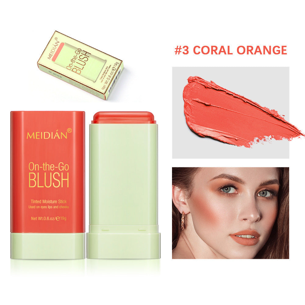 High-gloss Portable Solid Blush Cream