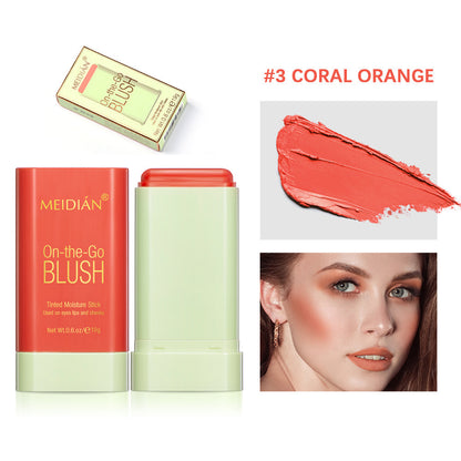 High-gloss Portable Solid Blush Cream