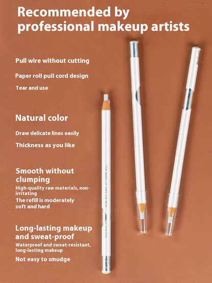 White Eyebrow Pencil Tattoo Makeup Special Design