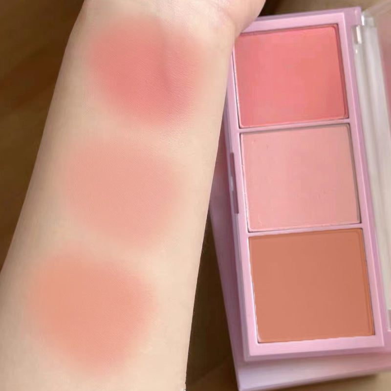 Afternoon Blusher Plate Natural Matte Long-lasting Rouge Student Makeup