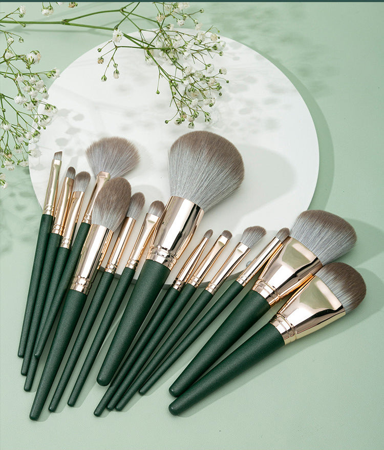 Fiber Hair Gradual Change Eyelash Eye Shadow Brush Makeup Beauty Tool