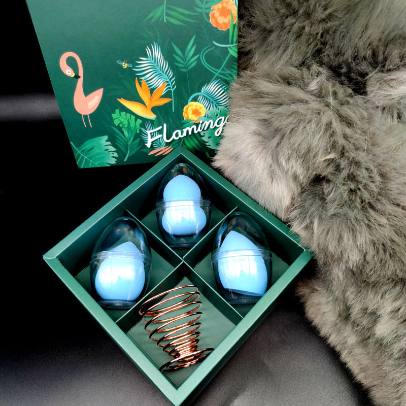 Outil de maquillage Egg Shell Plus à support métallique