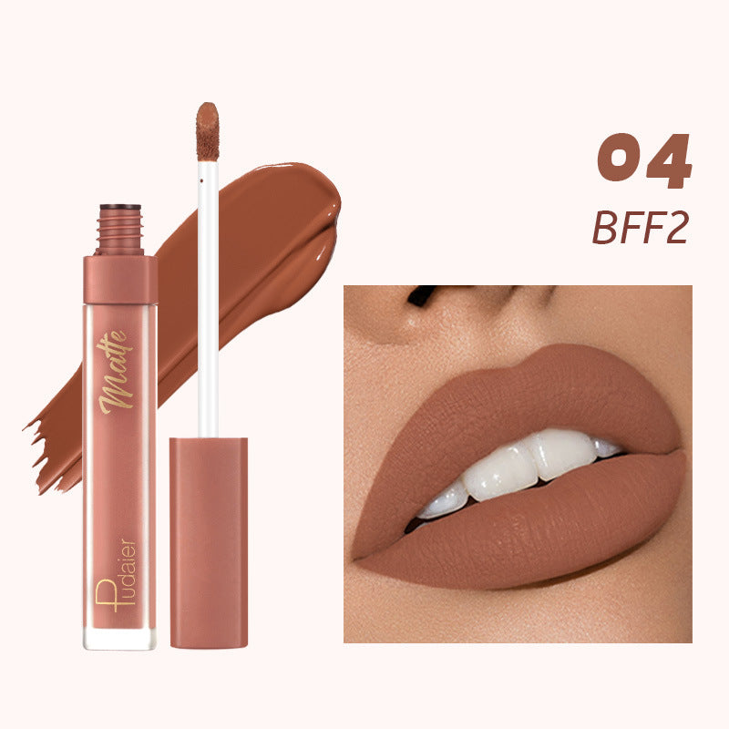 12 Colors Matte Lip Gloss Matte Surface