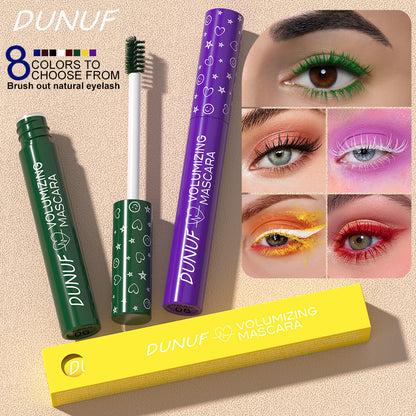 Long Lasting Waterproof Thick Long Curling Color Mascara