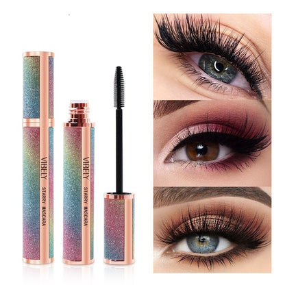 4d Long Thick Curling Waterproof And Durable Not Smudge Beauty Makeup Mascara