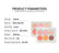 Beauty Matte Rouge Blush Repair Three-dimensional Eye Shadow Six-color Integrated