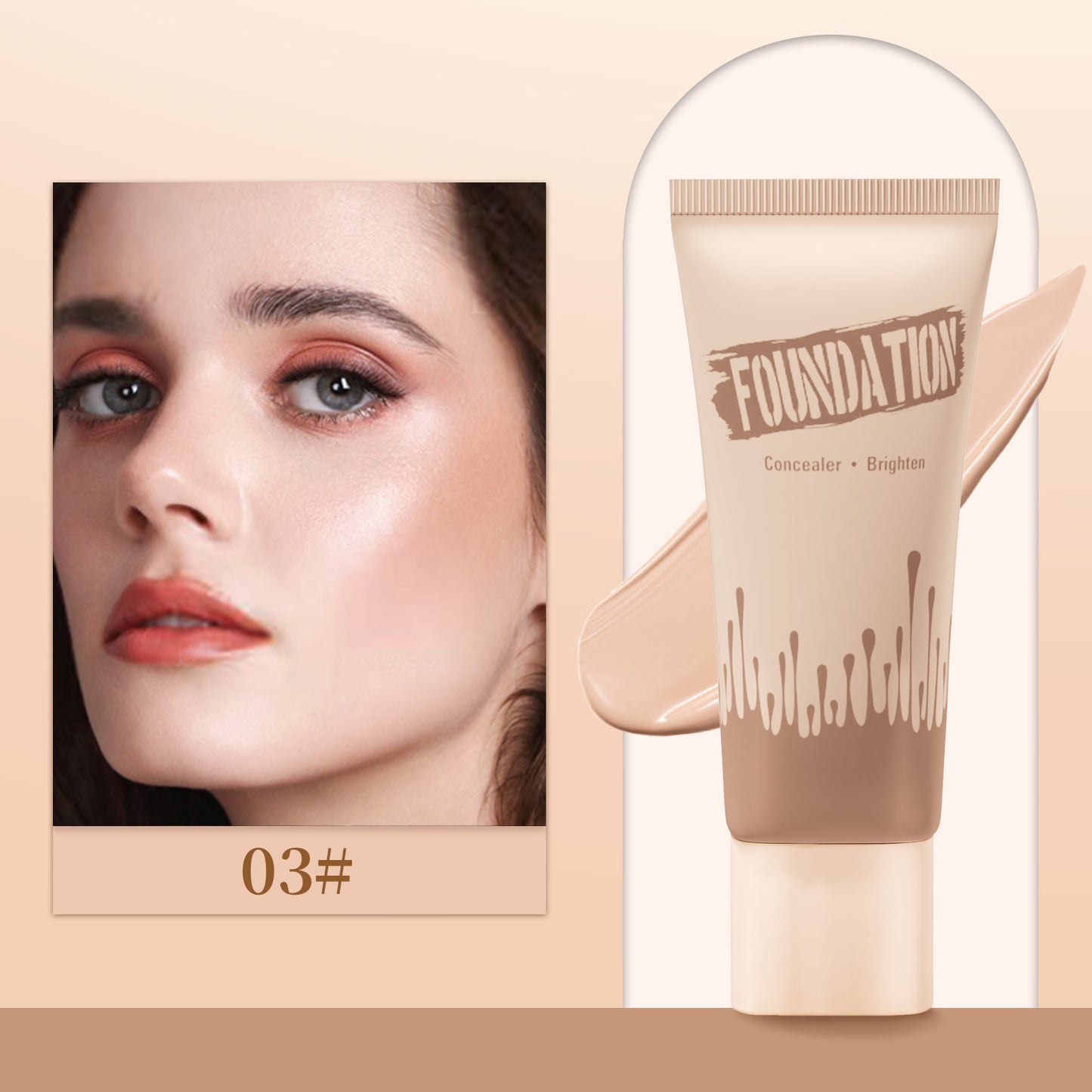 Concealing Foundation Oil Control Makeup Natural BB Cream