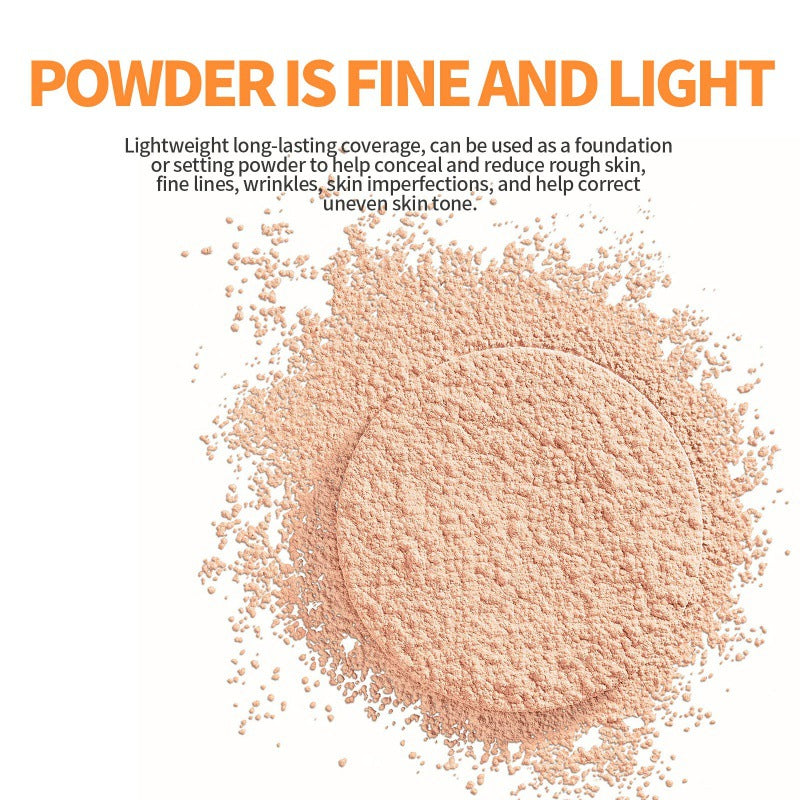 Waterproof And Sweat-proof Smear-proof Makeup Lightweight Finishing Powder