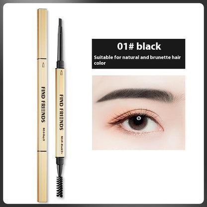 Waterproof Smear-proof Double-headed Automatic Eyebrow Pencil
