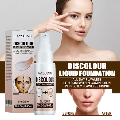 Temperature Change Liquid Foundation Brightening Portable