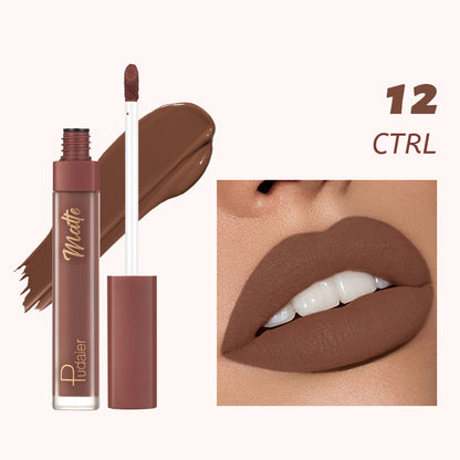 12 Colors Matte Lip Gloss Matte Surface