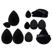 Solid Color Cosmetic Egg 12-piece Mini Thumb Puff