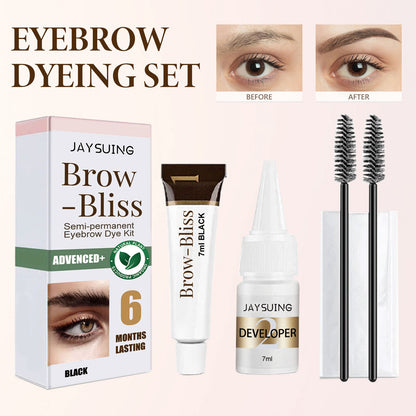 Waterproof Smear-proof Not Smudge Two-in-one Eyelash Eyebrow Dyeing Suit