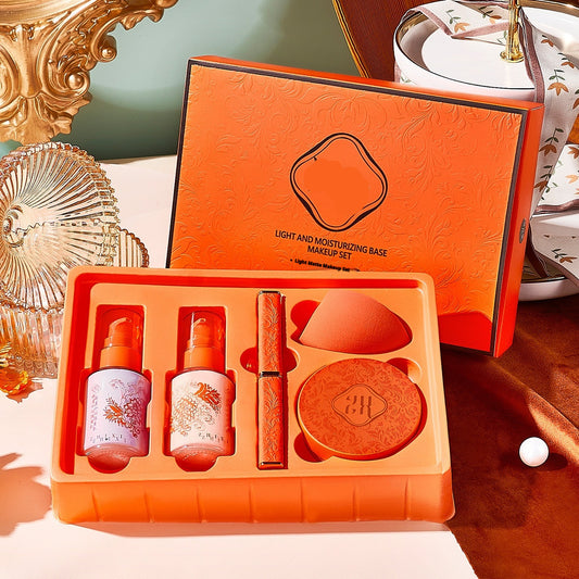 Five Piece Light Fog Makeup Set