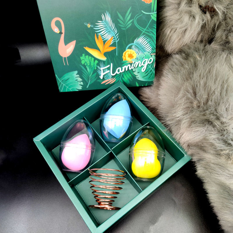 Outil de maquillage Egg Shell Plus à support métallique