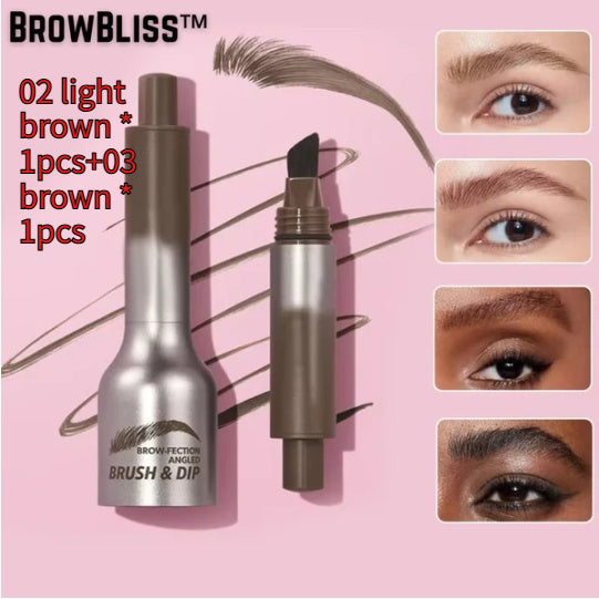 Big Brush Hairline Multi-purpose Not Smudge Press Eyebrow Pencil
