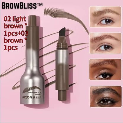 Big Brush Hairline Multi-purpose Not Smudge Press Eyebrow Pencil