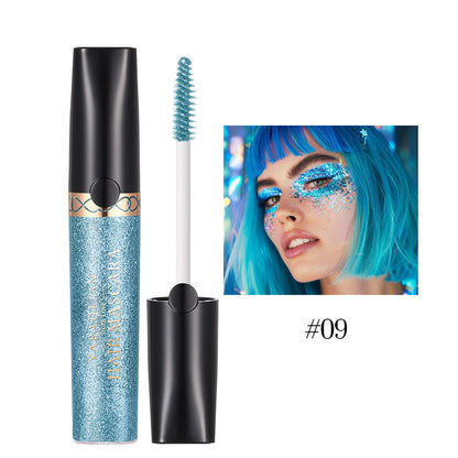 Pearlescent Hair Color Sequin Gel Twelve Colors